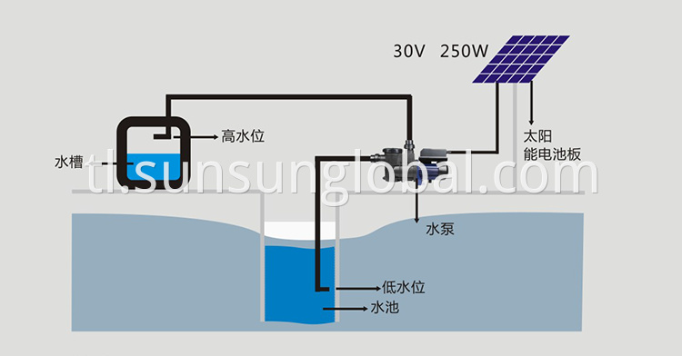 Mataas na pagganap mahusay na pool water pump